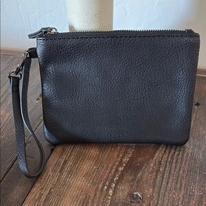 Steve Madden Black Wristlet Clutch